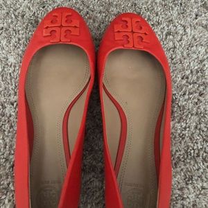 Tory Burch orange shoes